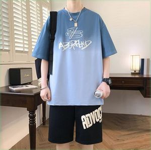 韩版青少年夏季运动套装13-15岁男孩衣服14初高中学生短袖t恤大童