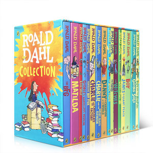 现货 进口英文原版 roald dahl  新版16册全集罗尔德达尔小说套装 儿童读物 The BFG 查理与巧克力工厂 圆梦巨人 章节桥梁书