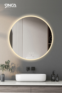 SINCA  led智能触摸屏壁挂浴室镜防雾卫浴镜洗手间带灯洗漱台镜子