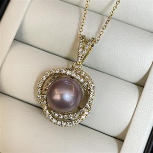 【宝莉珠宝】“三生三世”天然珍珠紫珠项链+戒指+耳钉X448900T