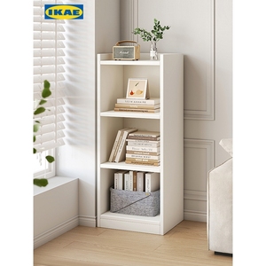 IKEA宜家书架落地置物架墙边角窄小柜子收纳柜储物柜自由组合格子