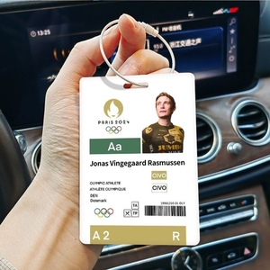 温格高参赛卡挂件环法车手巴黎运动员参赛证钥匙扣纪念吊牌收藏卡