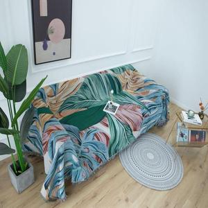 实用盖毯印花欧式毯新款毯创意卧室地毯沙发繁华似锦床边现代