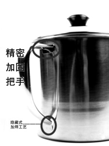 304不锈钢口杯 加大号 成人茶杯 超大容量茶缸带盖随手杯喝水杯子