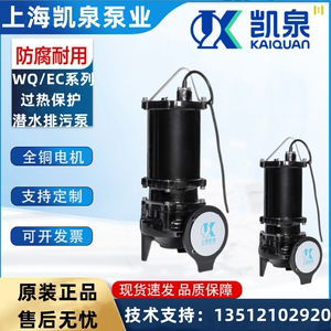 上海凯泉WQ/EC系列过热保护小型潜水排污泵自吸污抽水泵凯泉泵业