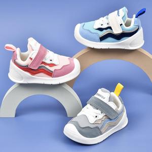 回力学步鞋男宝宝鞋子春秋季01-3岁儿鞋软底婴S12儿女童一机能鞋