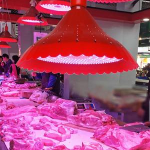 市场卖卤肉猪肉档M卖鲜肉卖肉专用灯生鲜灯卖海鲜卖水果用的灯吊