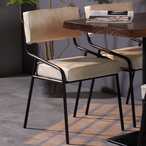美式工业风loft椅设计师创意个性复古家具铁椅咖啡厅休闲靠背餐椅