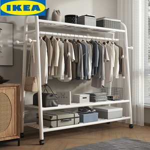宜家IKEA衣柜家用卧室简易构出租房用衣帽架结实耐用挂衣架收纳衣
