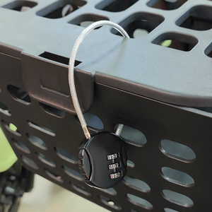电动车车筐锁电瓶车自行车防水车篮锁前面篮子小锁前置物筐锁前框