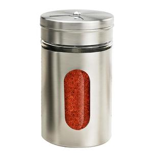 户外用不锈钢调料罐玻璃烧烤撒料瓶调料盒撒粉瓶洒盐罐胡椒瓶家用