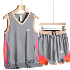 品牌特卖夏季速干冰丝运动套装男2024新品上衣裤子一套跑步健身潮