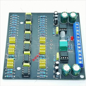 HIFI前级电子NE5532二分频器 高低音分频器 电子分频器成品分频板