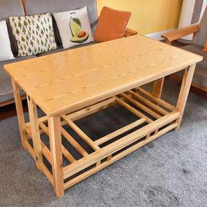 实木烤火架折叠多功能长方形烤火桌子家用客厅取暖桌1.2m楠竹桌子