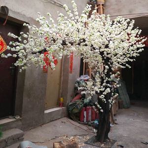 仿真梨花大型仿真树假树树干仿真植物装饰酒店大厅绿植造型树枝