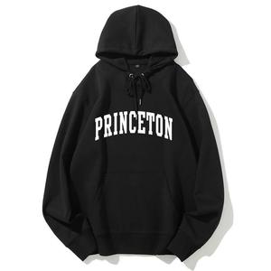 新品Princeton普林斯顿大学校服套头连帽加绒宽松卫衣男女班服