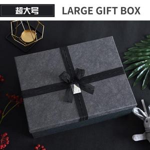 狮洛德圣诞节礼物包装盒送女生日礼物盒子大号32*24*11cm