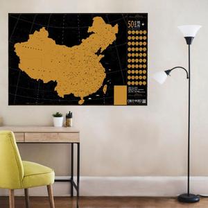 地图可标记情侣旅行足迹记录标记墙位置打卡旅游规划刮刮中国挂画