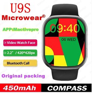 Microwear U9 Plus Sport Smart Watch Bluetooth Call NFC Compa