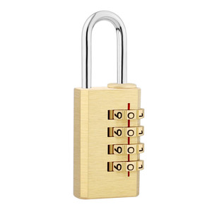 AUNURN密码铜挂锁 箱包锁 宿舍健身房储物柜门锁 工具箱密码锁