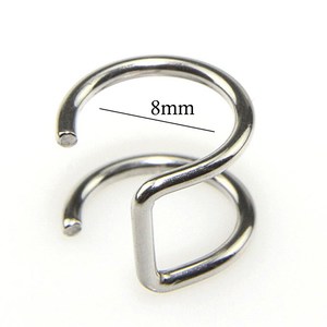 网红1pc Fashion stainless steel Punk Rock Ear Clip Cuff Wrap