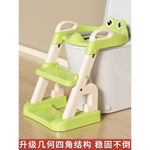 可优比儿童马桶坐便器楼梯男小孩尿便盆圈女宝宝专用婴儿折叠阶梯