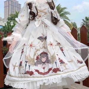 洛丽塔全套原创日系2023夏季lolita可爱软妹公主洋装op连衣裙子正