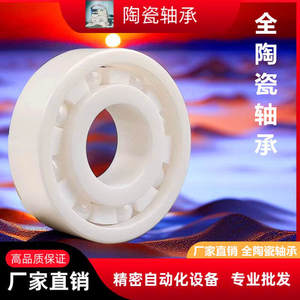 微型全陶瓷迷你轮滑导轨工程塑料轴承688CE 8*16*4/5/3耐腐防水磁