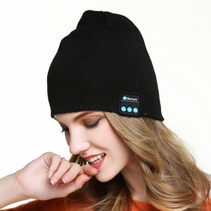 捷波朗蓝牙耳机帽运动户外百搭针织帽无线通话音乐帽子