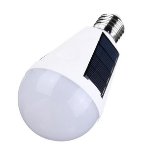 新品Solar Panel Powered LED Bulb Light Portable Outdoor Gard