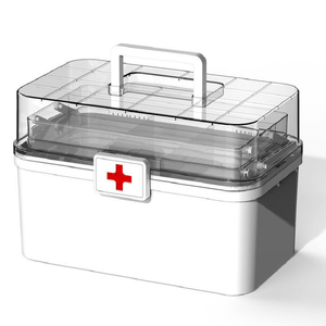 家用医药箱大容量医疗急救箱医护多层药品应急收纳盒家庭装手提箱