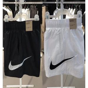Nike耐克夏速干短裤女白色梭织透气宽松运动裤正品网球训练跑步裤