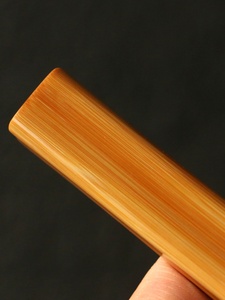 新品一物一拍精品纯手工精磨天然方形实心竹手把件竹雕竹制玉竹品