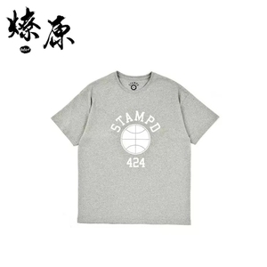 燎备 stampd x 424 big logo tee 18ss 短袖t恤