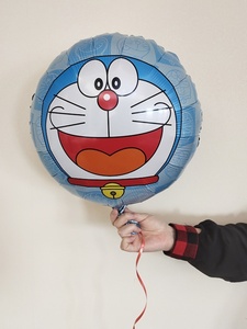 新款铝膜轻汽球升空儿童气球飘空太空球带线街卖卡通多款充气会飞