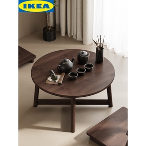 IKEA宜家飘窗桌炕几家用榻榻米茶桌卧室小茶几日式窗台炕小圆桌床