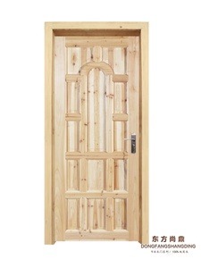 新中式门杉木门实木门套装纯实木门原木定制  卧室门全木门木头门