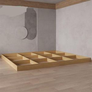 私人定制地台矮床箱体北欧榻榻米床实木简易床现代简约单双人床