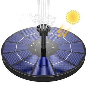 太阳能喷泉水泵太阳能鱼池水泵循环喷水小型户外大功率增氧泵微型