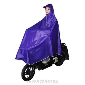 速干男女加大自行车电动单人雨衣时成人_电动车加厚雨衣雨披防护