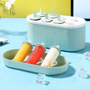 拜杰雪糕模具8支冰棍冰棒模具冰淇淋冻冰块盒冰糕冰格自制冰盒速