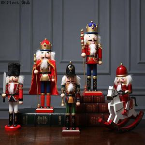 圣诞节礼品装饰胡桃夹子士兵摆件国王镇房创意家居儿童房桌面摆设