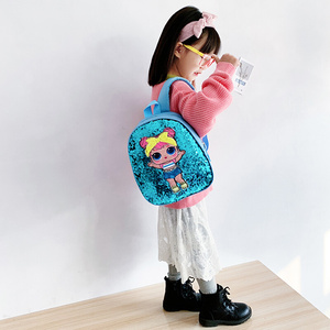 新款儿童包包韩版潮卡通宝宝男女童双肩包迷你可爱时尚亮片小背包