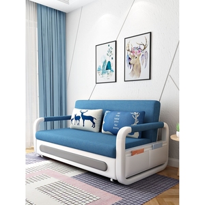 宜家正品沙发床多功能小户型可折叠简约客厅储物新款伸缩推拉