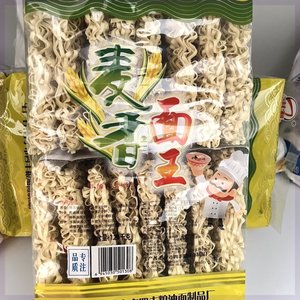 四丰其利 麦香面王 风味风干面淮山面波纹面非油炸方便面条麻辣烫