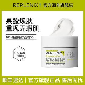 TOPIX Replenix果酸面霜提亮去黄毛孔粗大收缩毛孔去黑头粉刺角质