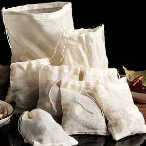谋福CNMF棉布袋棉纱布袋过滤袋卤料袋煲汤袋隔渣袋可重复使用