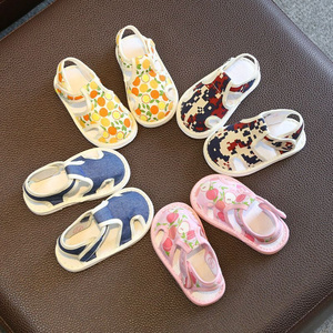 宝宝手工布凉鞋男女童1-3岁2婴儿软底儿童布鞋千层底小童晋江童鞋