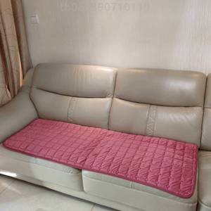 防滑垫绒皮子四季沙发垫通用毛绒坐办公室简约椅垫款纯色木质水晶