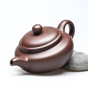 沙茶壸紫砂壶套装手工茶壶单壶陶瓷小号家用茶具茶杯喝茶杯具家紫
